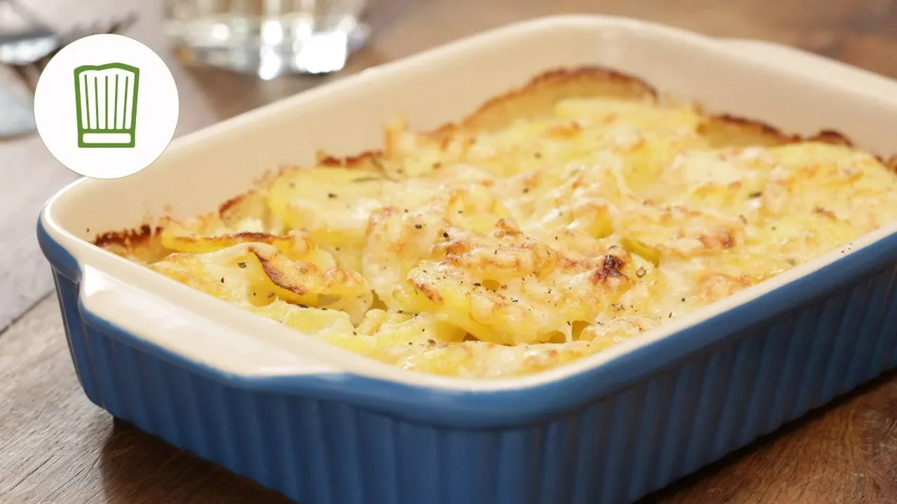 Kartoffelgratin selber machen - Omas Rezept für Kartoffelauflauf. 