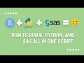 How to run SAS Python R code from within RStudio How to configure saspy on Windows for R users
