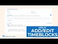 How-To Timeblocks