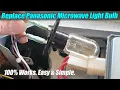How to Replace a Panasonic Microwave Light Bulb