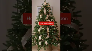 How To Decorate a Christmas Tree With Ribbon Like a Pro