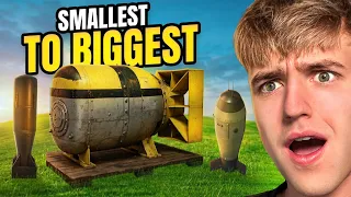 Smallest To Largest MAN MADE Explosions..