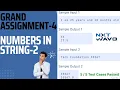 Grand Assignment 4 Numbers in string 2 NXT Wave CCBP Supercharge Your Coding Skill Telugu