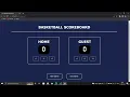 BasketBall ScoreBoard - BASIC JAVASCRIPT