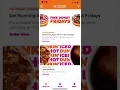 Dunkin Donut App