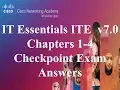 IT Essentials ITE v7 0 Chapters 1-4 Checkpoint Exam Answers
