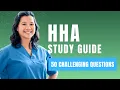 Home Health Aide Test Questions and Answers - Study Guide Review 50 Challenging Questions