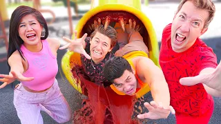 trapped in a cursed slide