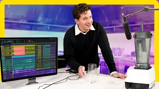 charlie puth mixes a song using test kitchen appliances