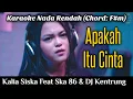 Kalia Siska - Apakah Itu Cinta Feat  Ska 86 dan DJ Kentrung Karaoke Lower Key Nada Rendah HD HQ