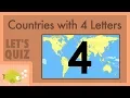 Countries with 4 Letters Let s Quiz