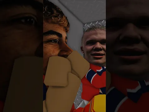 Lamine Yamal Got jumpscared by Haaland in roblox #roblox #haaland