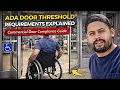 Commercial Door 168 in. Length Saddle Threshold Sill, 5 in. Wide x 1/2 in. Height, With Pre-Drilled Holes, Mill Finish - Video 5 of 2