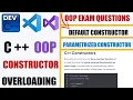 Constructor Overloading in OOP C Programming