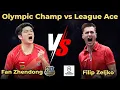 Download Lagu Olympic Champion vs Bundesliga Warrior！Backhand Power Clash｜Fan Zhendong vs Filip Zeljko