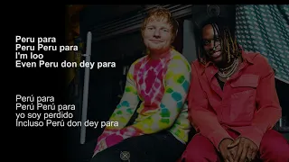 fireboy dml u0026 ed sheeran peru lyrics espa ol english sub