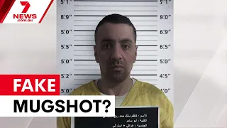 Suspicious mugshot of alleged Melbourne crime kingpin 7NEWS