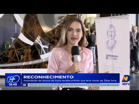 Reconhecimento: associação de idosos de Içara recebe prêmio que leva nome de Zilda Arns