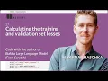 Training Validation Loss - Live Coding with Sebastian Raschka Chapter 5 1 3