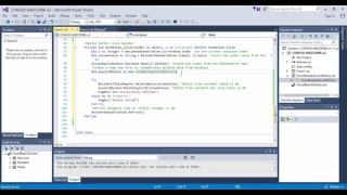 20 Visual Basic 2015 Code the Delete Button Click Handler