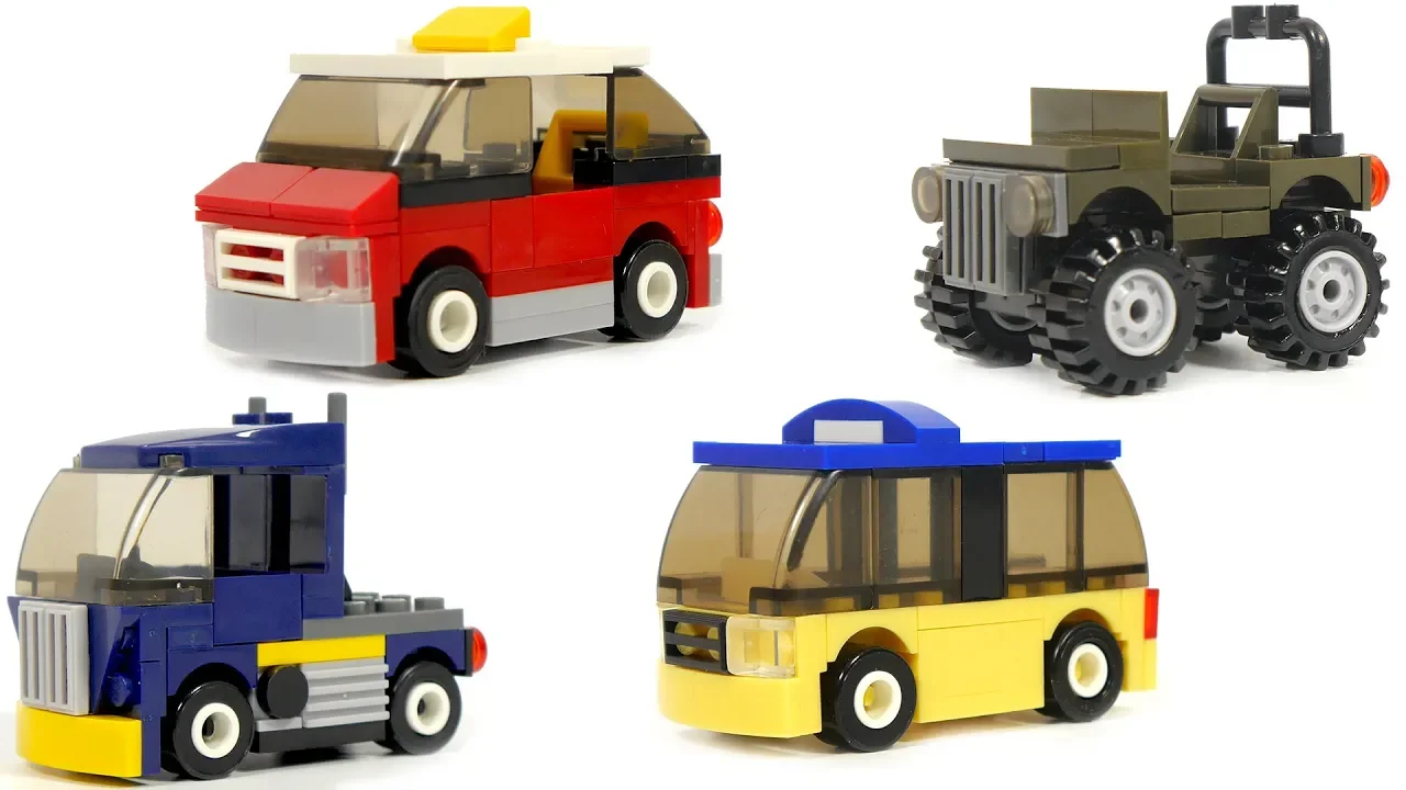 Lego Creator 10220 Volkswagen T1 Camper Van - Lego Speed Build
