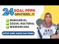 90 menit paham manajerial, sosial kultural, wawancara PPPK 2024 semua formasi dan jurusan