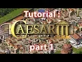 Caesar 3 Tutorial part1 - Introduction and start farming industry and trade