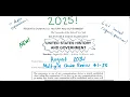 August 2024 United States History and Government Regents Review