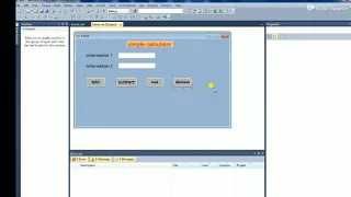Simple calculator in vb net visual basic perform arithmetic operations