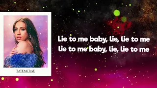 tate mcrae x ali gatie lie to me lyrics 