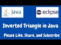 Inverted Triangle in Java