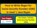 How to Write Regex for Social Security Number SSN in Java Java Regex Regex in java
