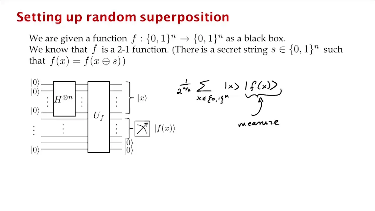 Lecture 8 3 SIMON'S ALGORITHM - YouTube thumbnail