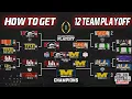 How to Get 12 Team Playoff In College Football Revamped 2024