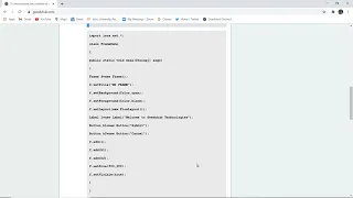 To demonstrate the creation of a Frame in Java Create a Frame example