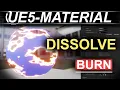 UE5 Dissolve MELT Materials