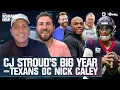 CJ Stroud s Big Year with Texans OC Nick Caley Schrager Hour