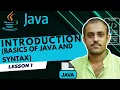 L1 Introduction Basics of Java and Syntax Part 1 Java for beginners