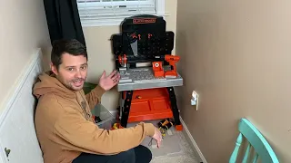Black Decker Kids Workbench Power Tools Workshop Build Your Own Toy Tool Box