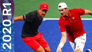 Steve Johnson vs John Isner in thrilling five-set battle US Open 2020 Round 1