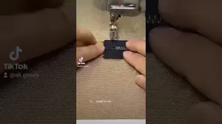 طريقة خياطة سوسته الجيب أو سحاب الجيب 