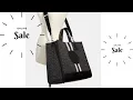 Coach Dempsey 40 Jacquard Black White Varsity Stripes Shoulder Tote