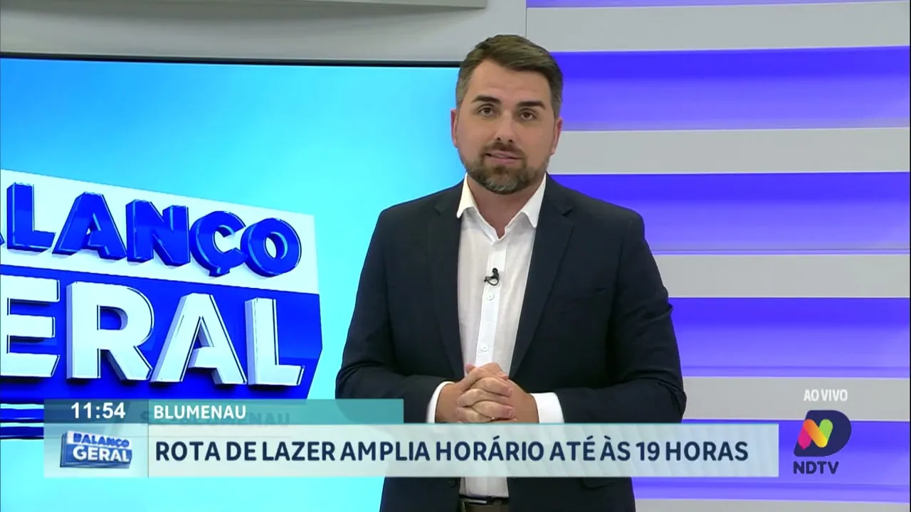 Rota de Lazer amplia horário até às 19 horas