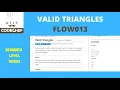 CodeChef - Beginner s problems Valid Triangles FLOW013