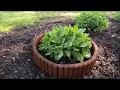 Quality Accents Brown Wood Landscape Edging