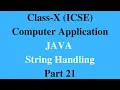 JAVA String Handling Part 21 Alphabetic Pattern