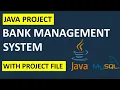 - Bank Management System Java Project Connecting our Project with MySQL JDBC Connectivity