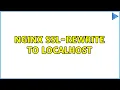 Nginx SSL-rewrite to localhost