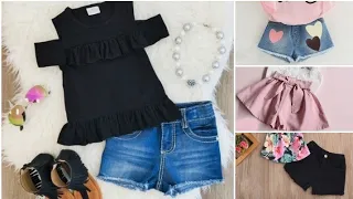 أجمل شورتات بنوتات للعيد ملابس العيد للبنات الصغار 