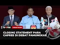 Download Lagu Pernyataan Pamungkas Capres di Debat Terakhir | Kabar Siang tvOne